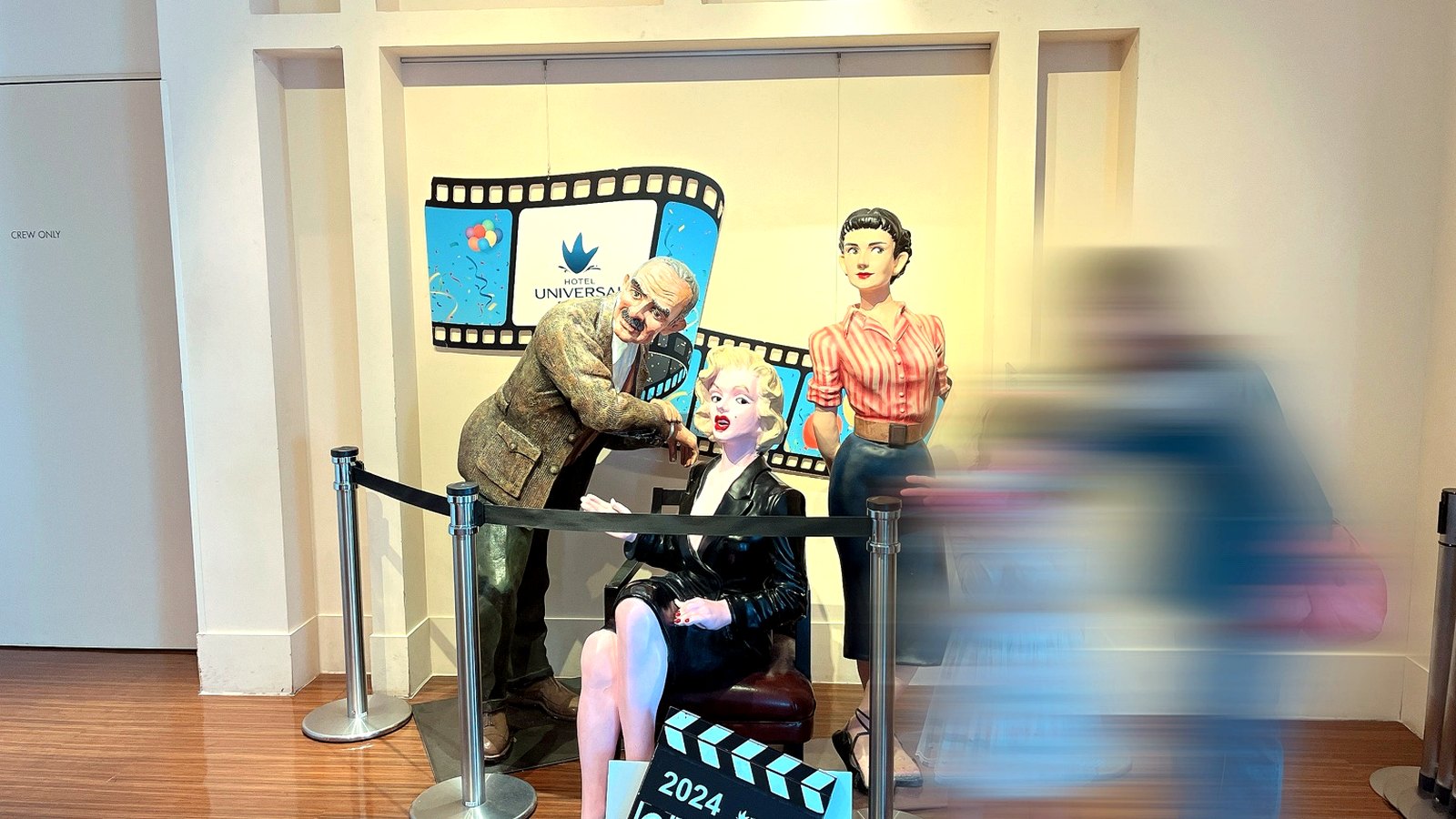 ホテル ユニバーサル ポートの映画をモチーフにしたフォトスポット