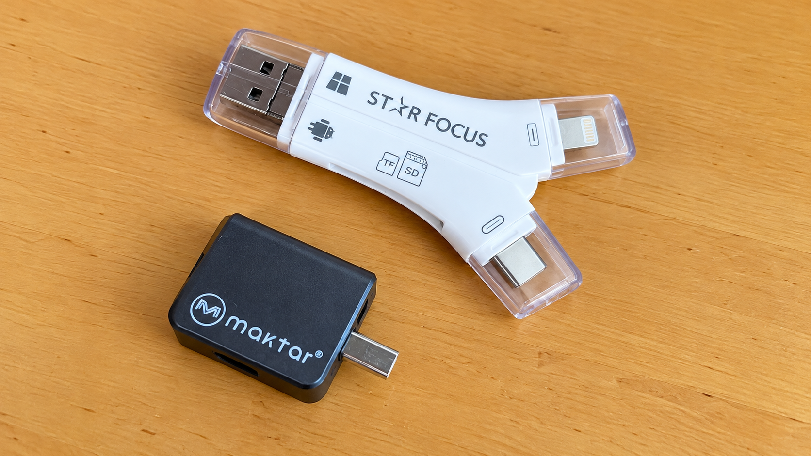 iPhoneの写真バックアップに使っているQubii ProとSTAR FOCUS 4in1